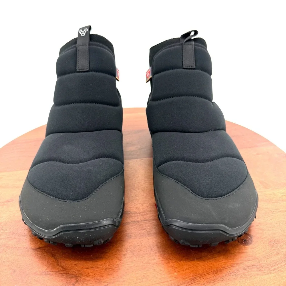 Vivobarefoot Explorer Mid M Obsidian Black Barefoot Winter Boot Mens EU 43/US 10